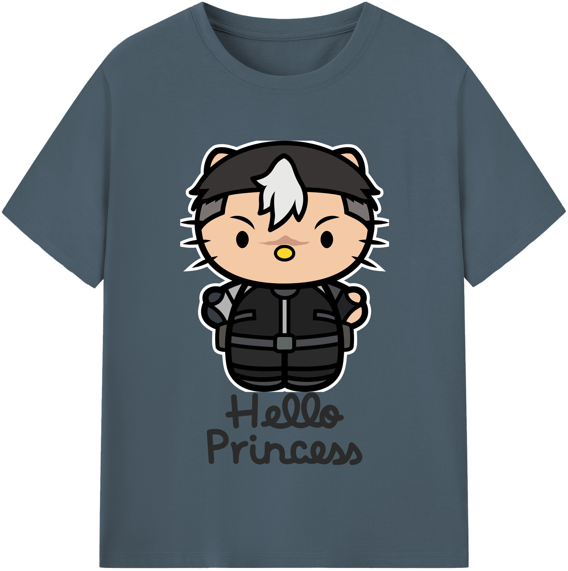 （画像用） Hello Kitty ハローキティ 綿100％半袖Tシャツ（フロントプリント）